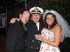 a couple making a marriage memory with a pilot